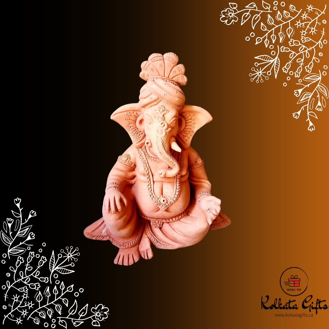Ganesh Terracotta Idol