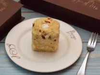 Almond Cube Pastry - Flury's