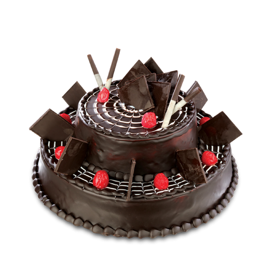 Chocolate Two Tier Cake - Mio Amore